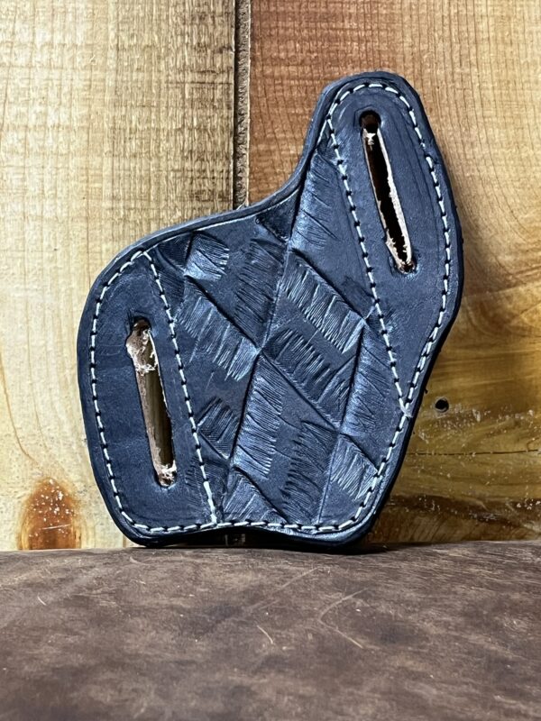 Tooled Pancake Knife Sheath - Image 3